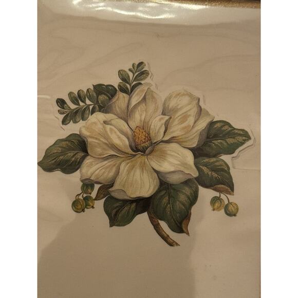 Vintage NEW Caspari Die-Cut Place Cards Magnolia 3 Packs Southern Luncheons - Picture 9 of 11